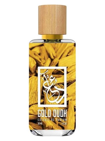 The Dua Brand Gold Oudh fragrance bottle