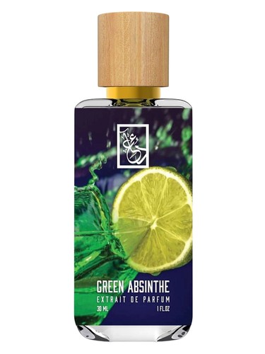 The Dua Brand Green Absinthe fragrance bottle