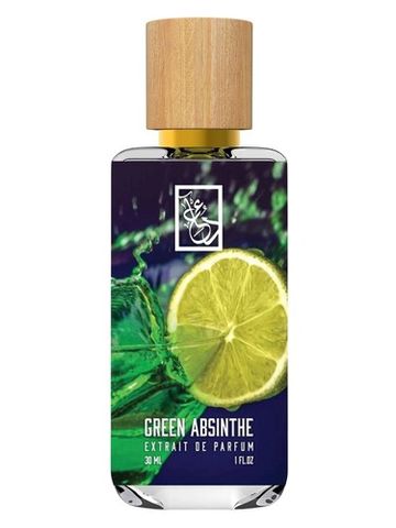 The Dua Brand Green Absinthe fragrance bottle