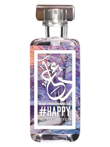 The Dua Brand #Happy fragrance bottle