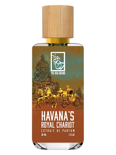 The Dua Brand Havana’s Royal Chariot fragrance bottle