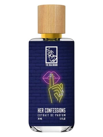 The Dua Brand Her Confessions fragrance bottle