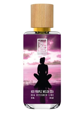 The Dua Brand Her Purple Welsh Sea fragrance bottle
