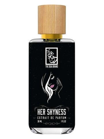 The Dua Brand Her Shyness fragrance bottle