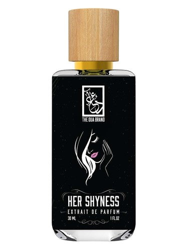 The Dua Brand Her Shyness fragrance bottle