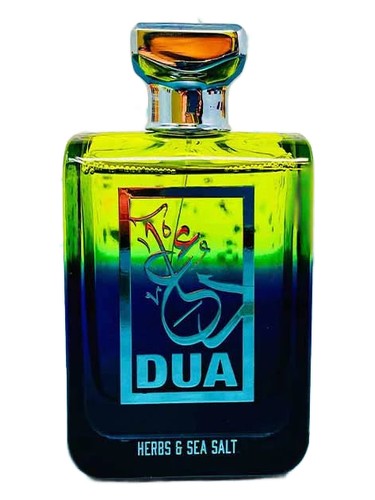 The Dua Brand Herbs & Sea Salt Special Edition fragrance bottle