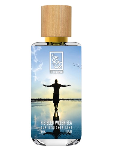 The Dua Brand His Bleu Welsh Sea fragrance bottle