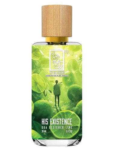 The Dua Brand His Existence fragrance bottle