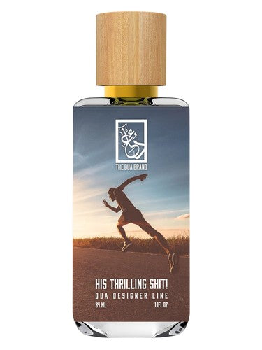 The Dua Brand His Thrilling Shit! fragrance bottle
