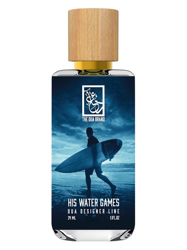 The Dua Brand His Water Games fragrance bottle