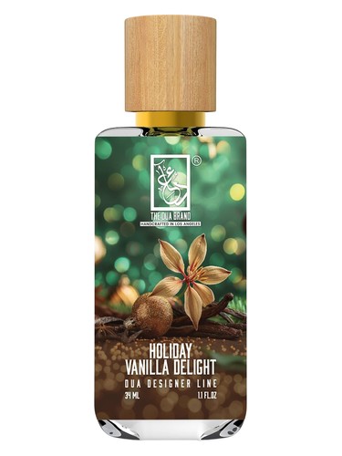 The Dua Brand Holiday Vanilla Delight fragrance bottle
