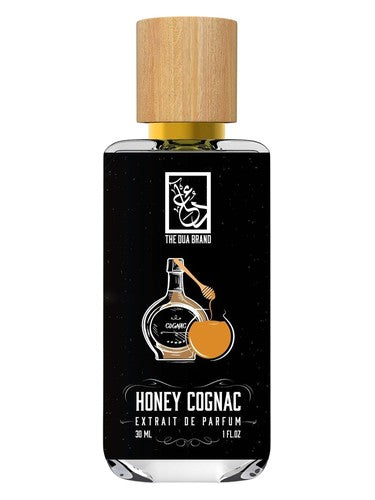 The Dua Brand Honey Cognac fragrance bottle