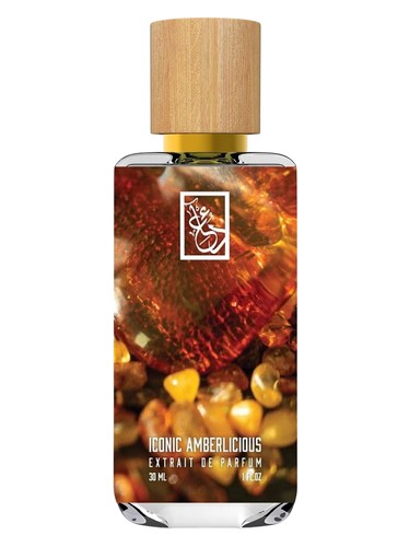 The Dua Brand Iconic Amberlicious fragrance bottle