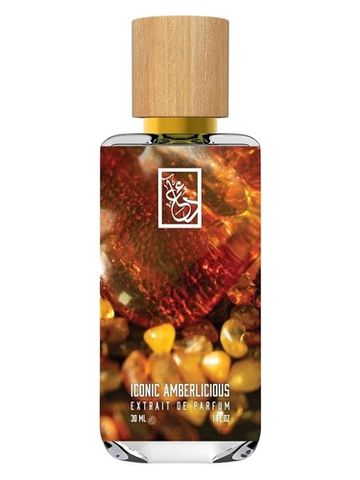 The Dua Brand Iconic Amberlicious fragrance bottle