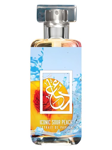 The Dua Brand Iconic Sour Peach fragrance bottle