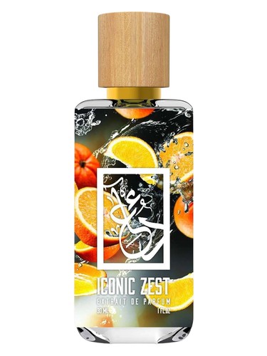 The Dua Brand Iconic Zest fragrance bottle