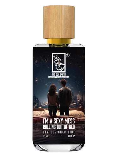 The Dua Brand I'm A Sexy Mess Rolling Out Of Bed fragrance bottle