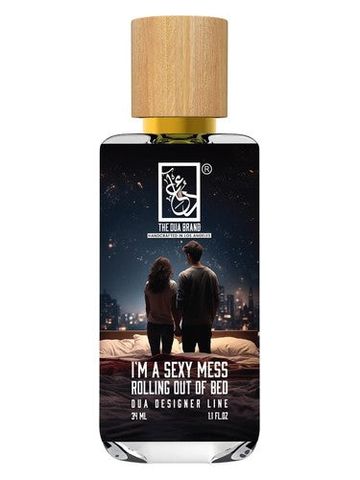The Dua Brand I'm A Sexy Mess Rolling Out Of Bed fragrance bottle