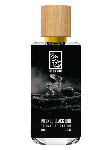 The Dua Brand Intense Black Oud fragrance bottle