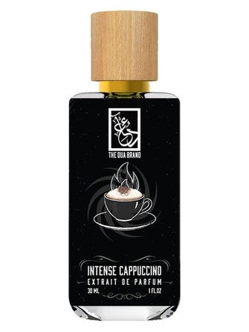 The Dua Brand Intense Cappuccino fragrance bottle