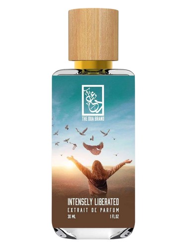 The Dua Brand Intensely Liberated fragrance bottle