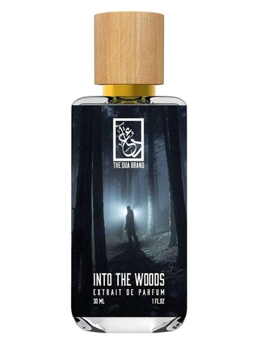 The Dua Brand Into The Woods fragrance bottle