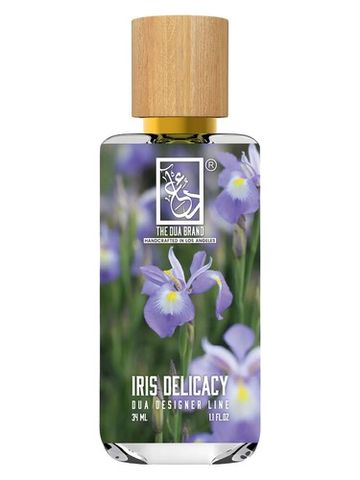 The Dua Brand Iris Delicacy fragrance bottle