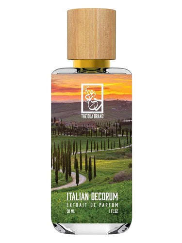The Dua Brand Italian Decorum fragrance bottle