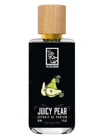 The Dua Brand Juicy Pear fragrance bottle