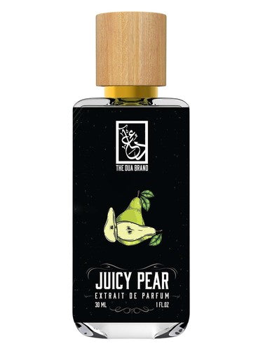 The Dua Brand Juicy Pear fragrance bottle