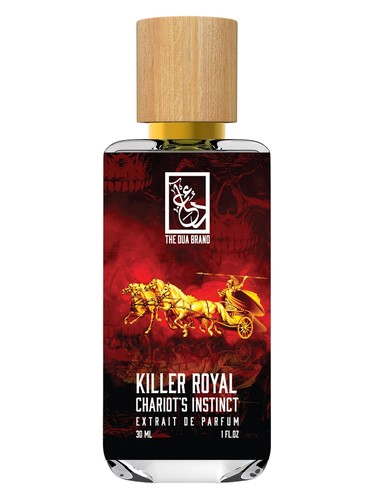 The Dua Brand Killer Royal Chariot’s Instinct fragrance bottle