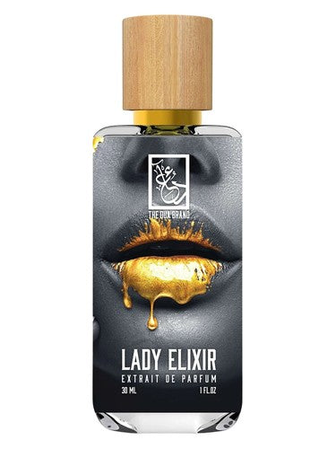 The Dua Brand Lady Elixir fragrance bottle