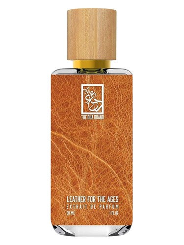 The Dua Brand Leather for the Ages fragrance bottle