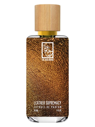 The Dua Brand Leather Supremacy fragrance bottle