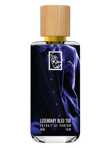 The Dua Brand Legendary Bleu Tux fragrance bottle