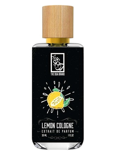 The Dua Brand Lemon Cologne fragrance bottle