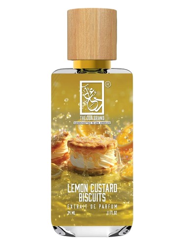 The Dua Brand Lemon Custard Biscuits fragrance bottle