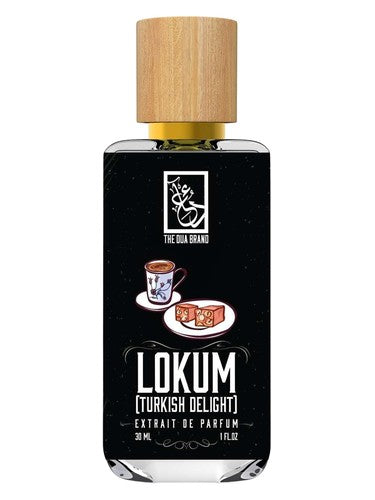 The Dua Brand Lokum (Turkish Delight) fragrance bottle