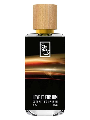 The Dua Brand Love It For Him fragrance bottle