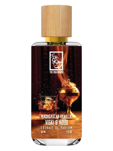 The Dua Brand Madagascar Vanilla, Viski, & Aoud fragrance bottle