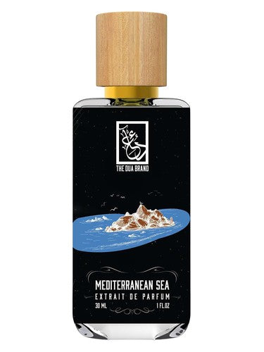 The Dua Brand Mediterranean Sea fragrance bottle