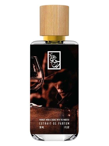 The Dua Brand Midnight Wood & Cognac With The Mobster fragrance bottle