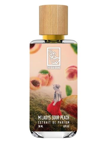 The Dua Brand M'Ladys Sour Peach fragrance bottle