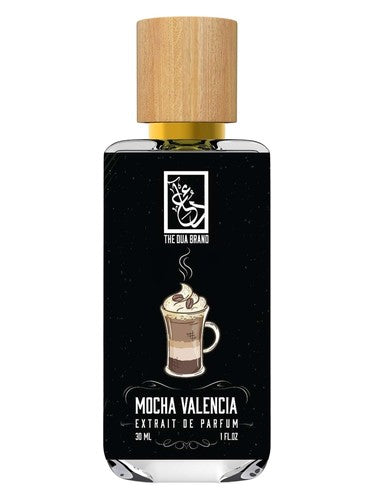 The Dua Brand Mocha Valencia fragrance bottle