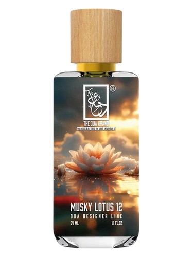 The Dua Brand Musky Lotus 12 fragrance bottle