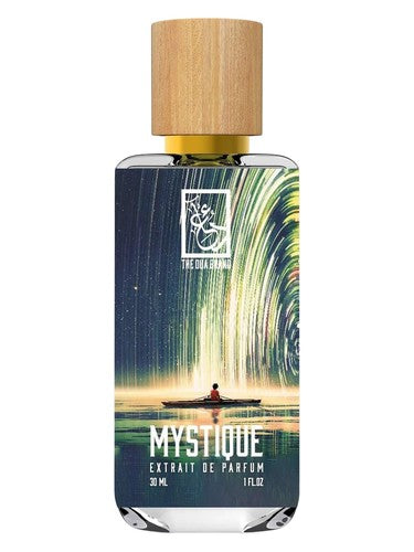 The Dua Brand Mystique fragrance bottle
