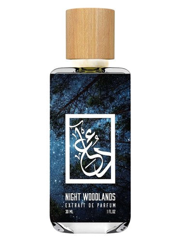 The Dua Brand Night Woodlands fragrance bottle