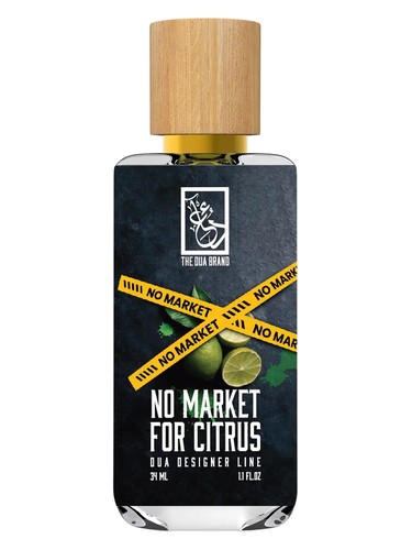 The Dua Brand No Market For Citrus fragrance bottle