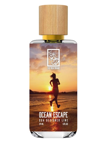 The Dua Brand Ocean Escape fragrance bottle