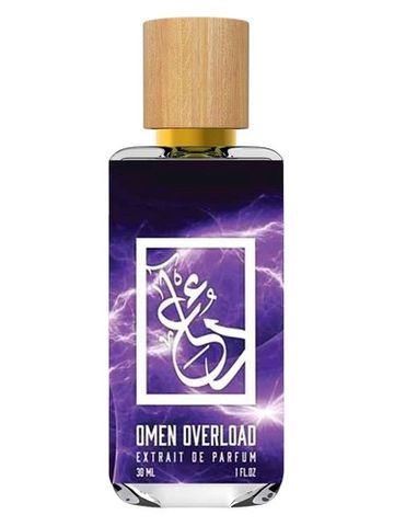 The Dua Brand Omen Overload fragrance bottle